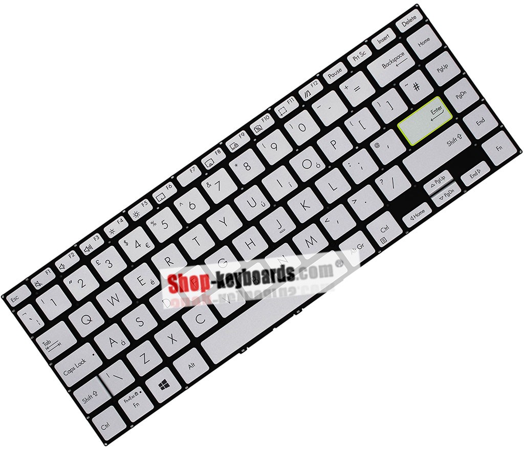 Asus ASM19G76DN6528 Keyboard replacement