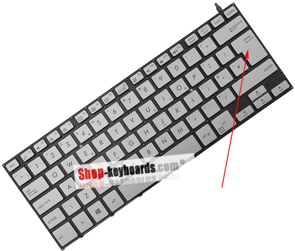 Asus 9Z.NDASQ.50E Keyboard replacement