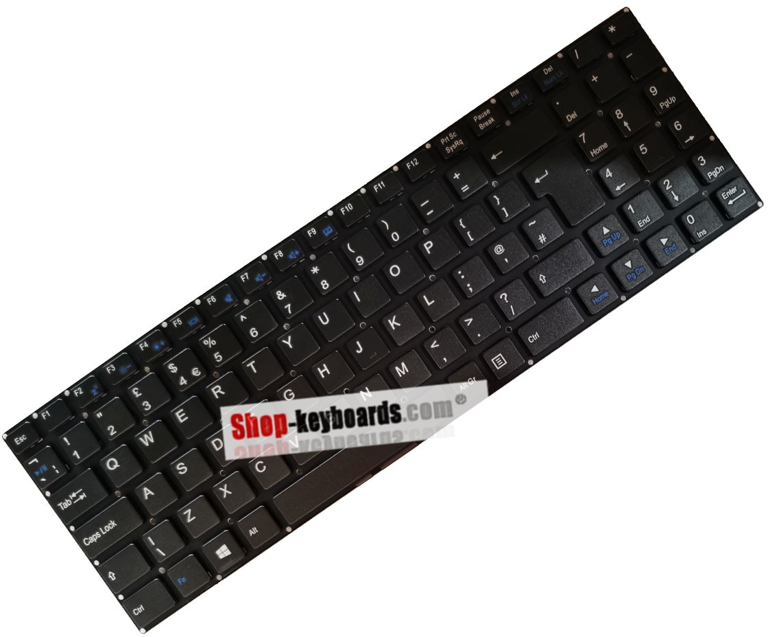Clevo MP-12C96HU-360  Keyboard replacement