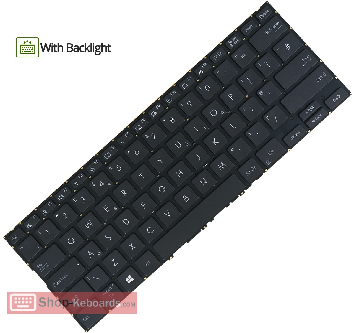 Asus 0KNB0-262VBR00  Keyboard replacement