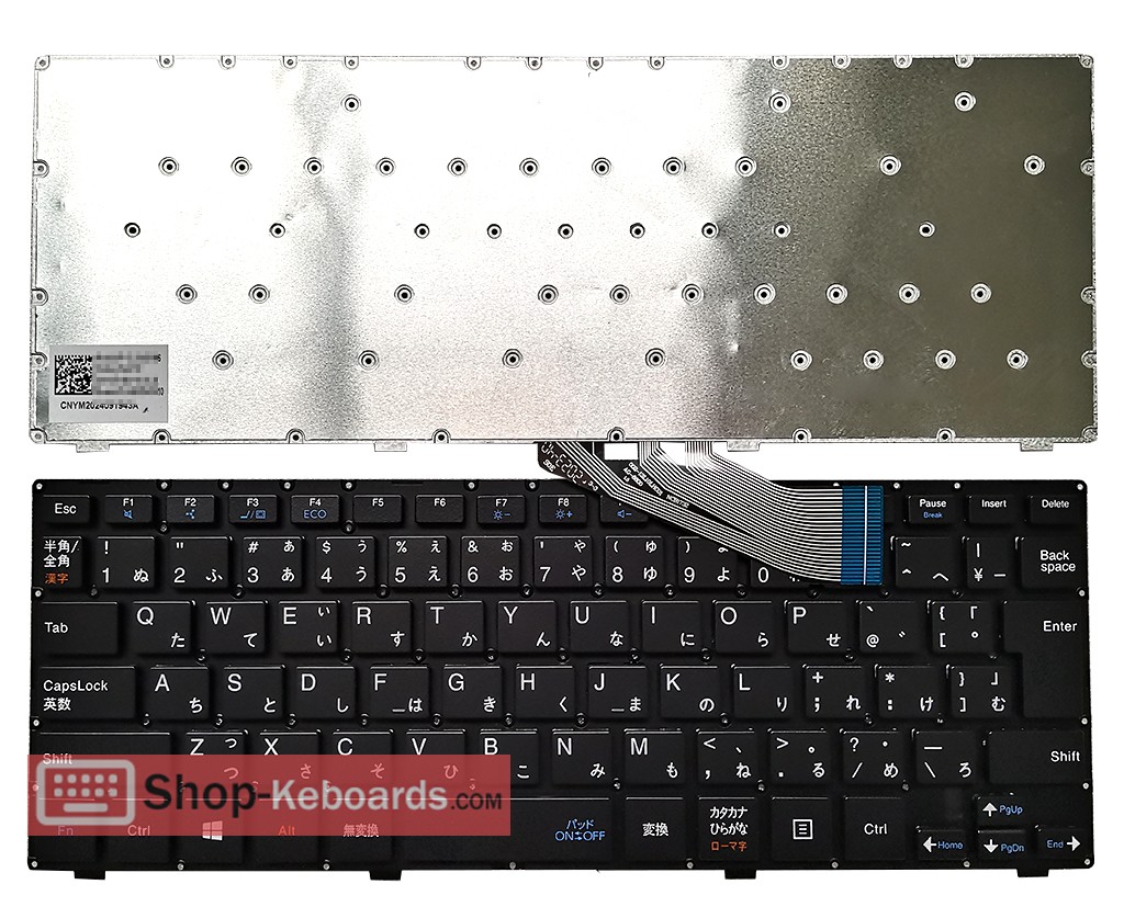 QUANTA MP-13L16GBH66 Keyboard replacement