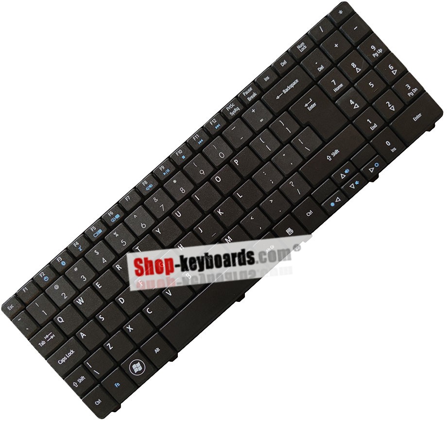 Acer Aspire 7715Z-434G50Mn  Keyboard replacement