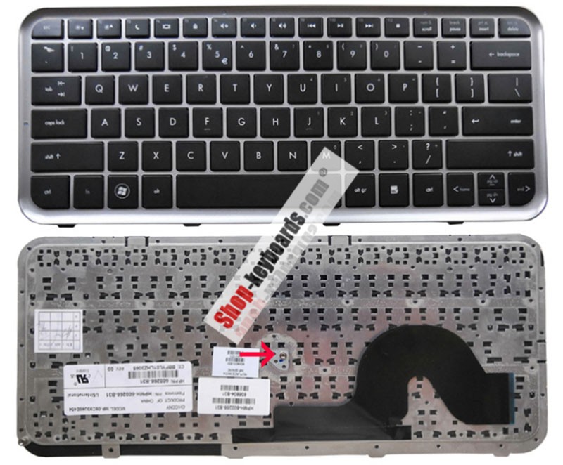 HP MP-09C96B06E453 Keyboard replacement