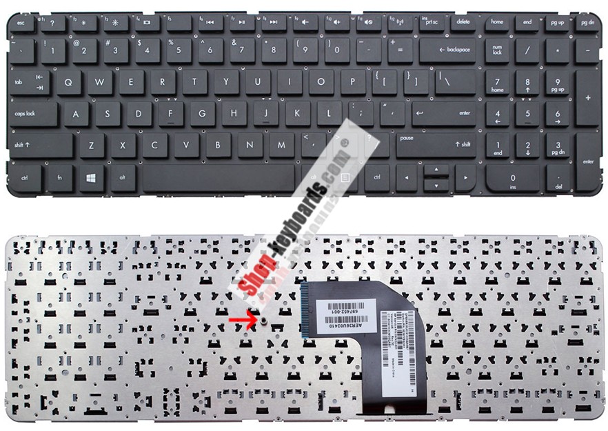 HP Pavilion G6-2022EE  Keyboard replacement