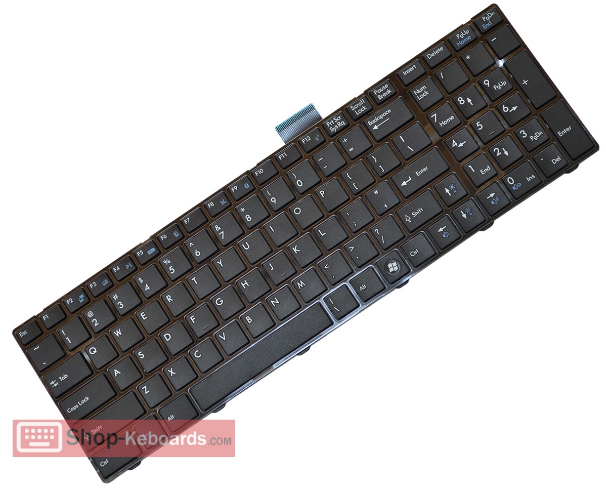 MSI Classic CX61 2PC-1231HU  Keyboard replacement