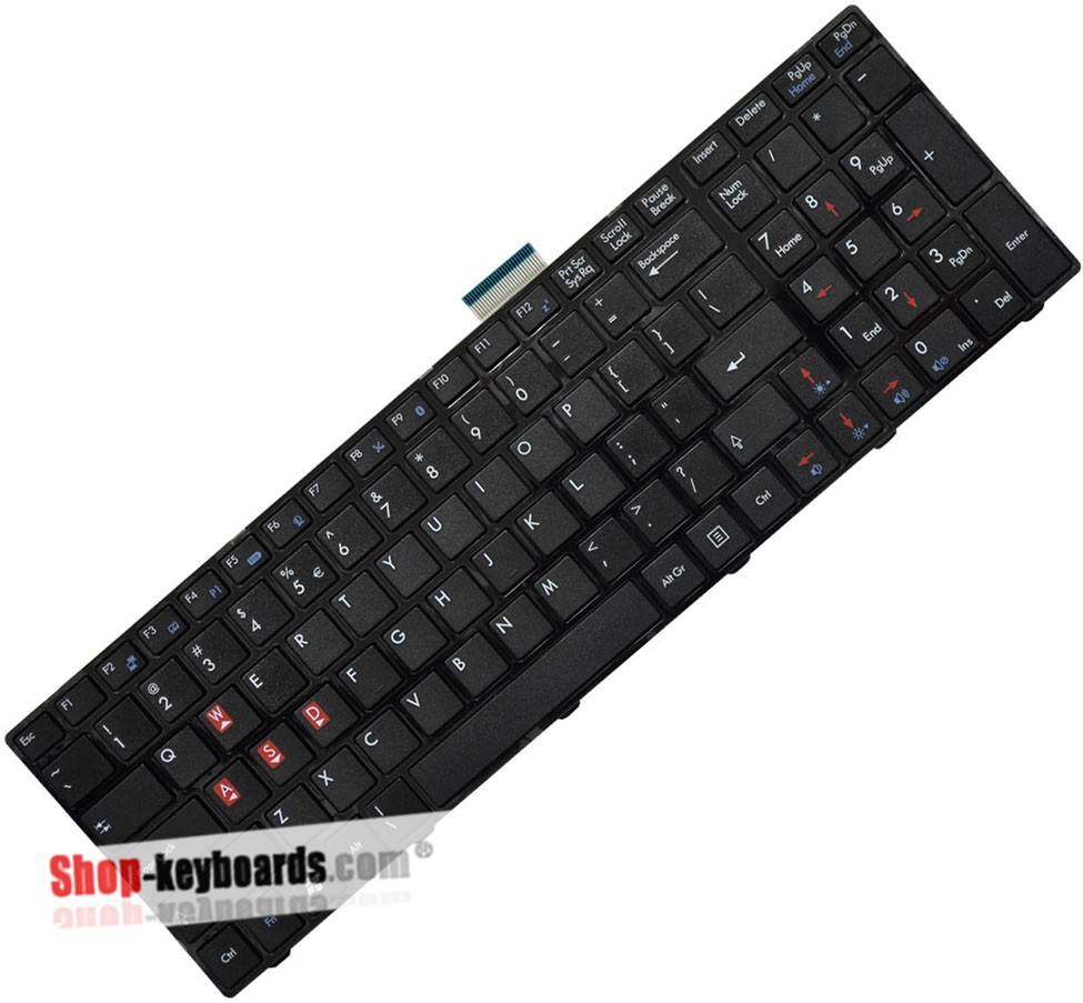 MSI GX660R-090NL Keyboard replacement