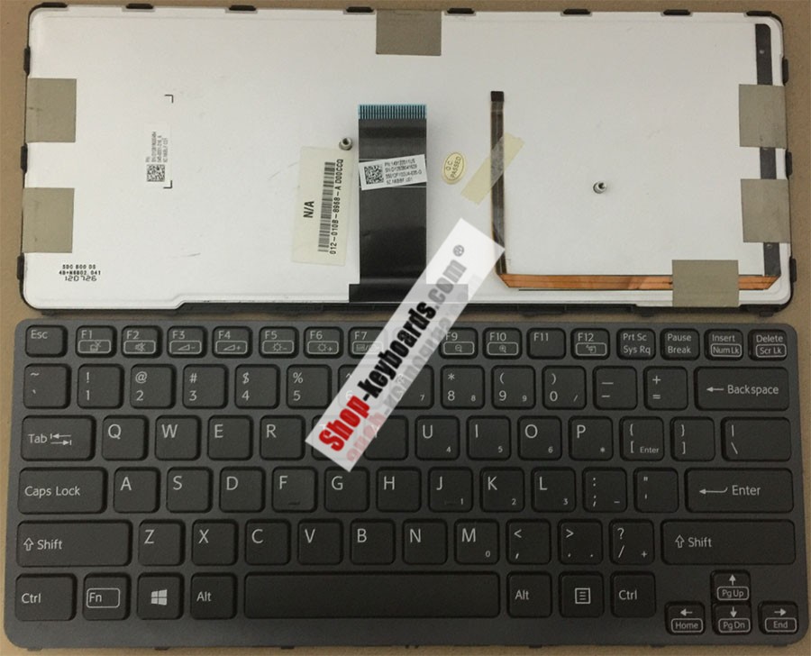 Sony 9Z.N6BBF.Q01  Keyboard replacement