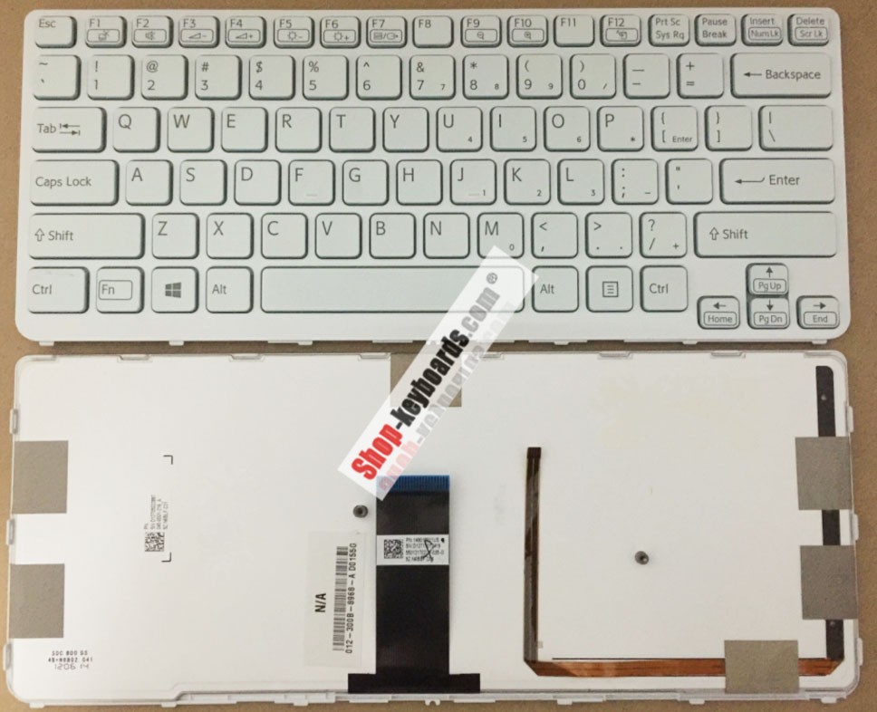 Sony Vaio SVE14A27CN  Keyboard replacement