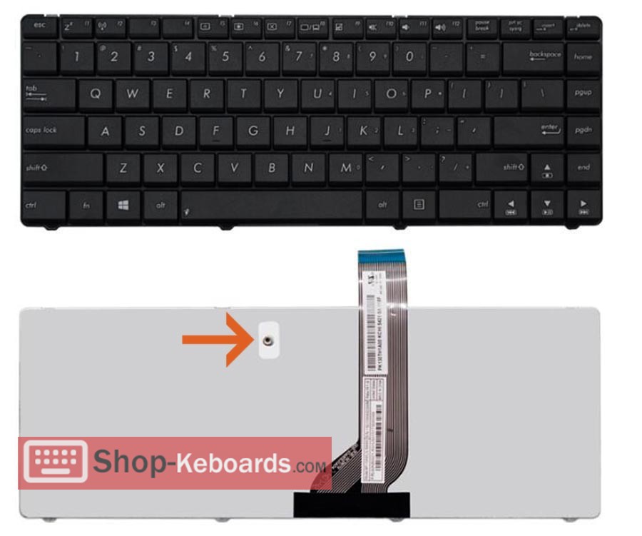 Asus A85VD Keyboard replacement