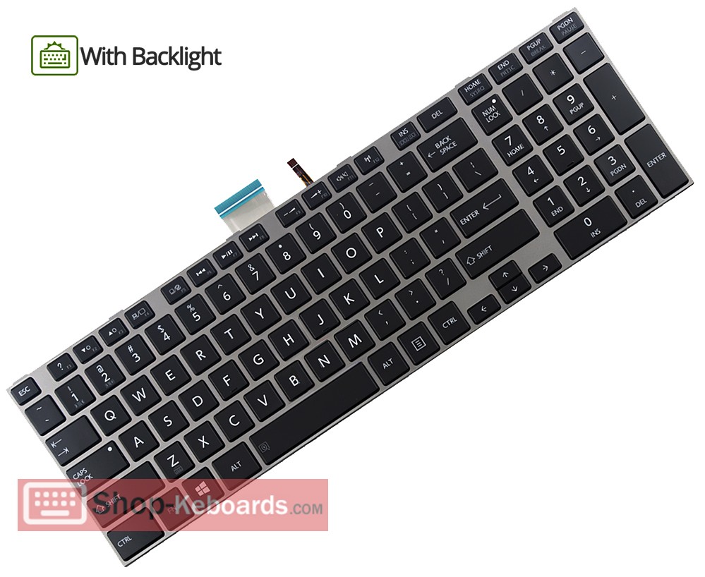 Toshiba 9Z.N7USV.B0S Keyboard replacement
