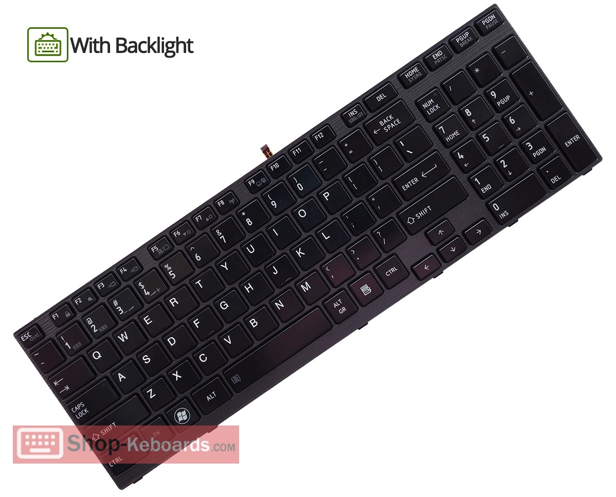 Toshiba 9Z.N4YBC.00R Keyboard replacement