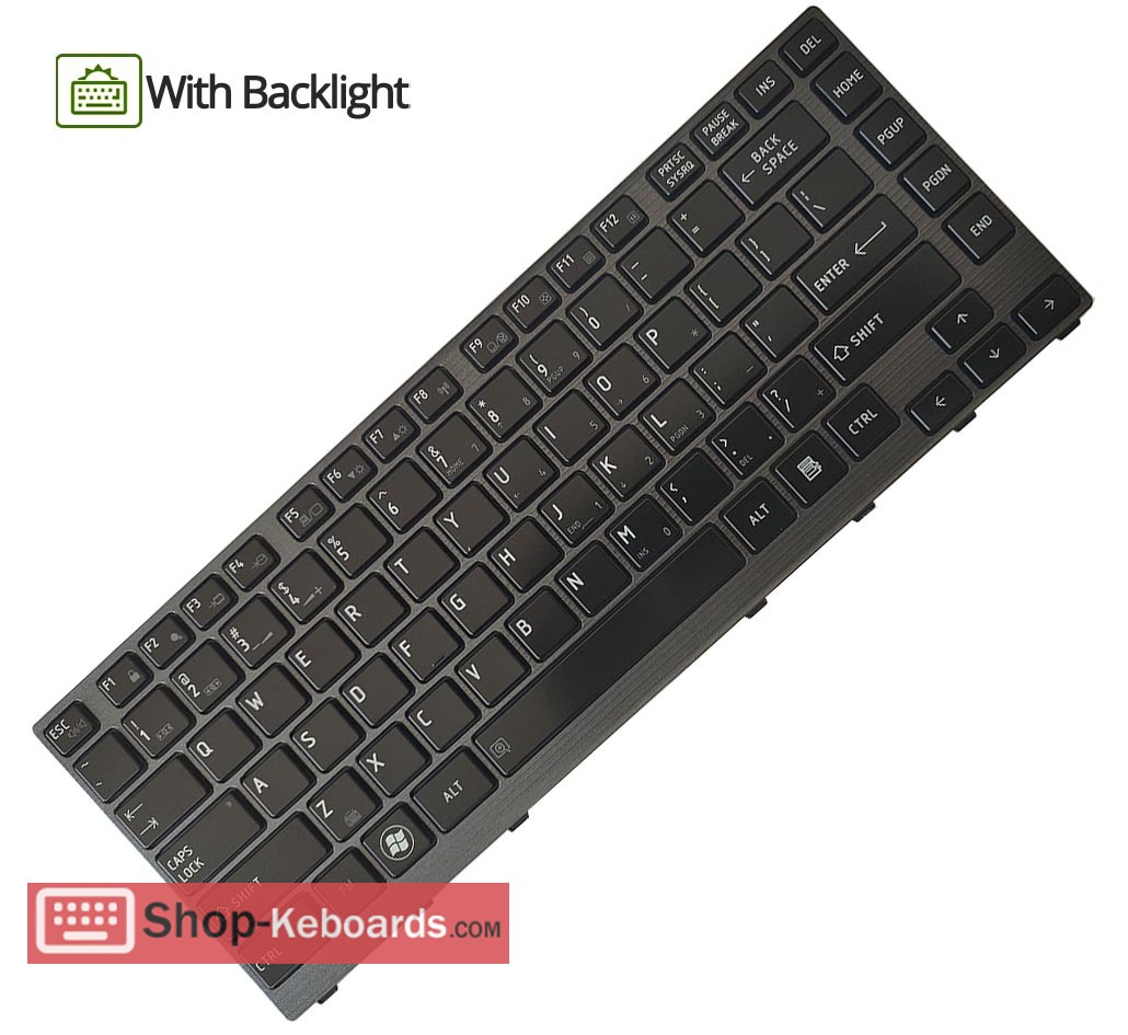 Toshiba 9Z.N4XBC.A1N Keyboard replacement