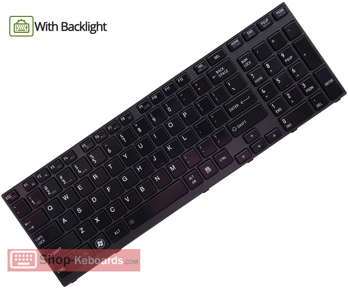 Toshiba Satellite P770-118  Keyboard replacement