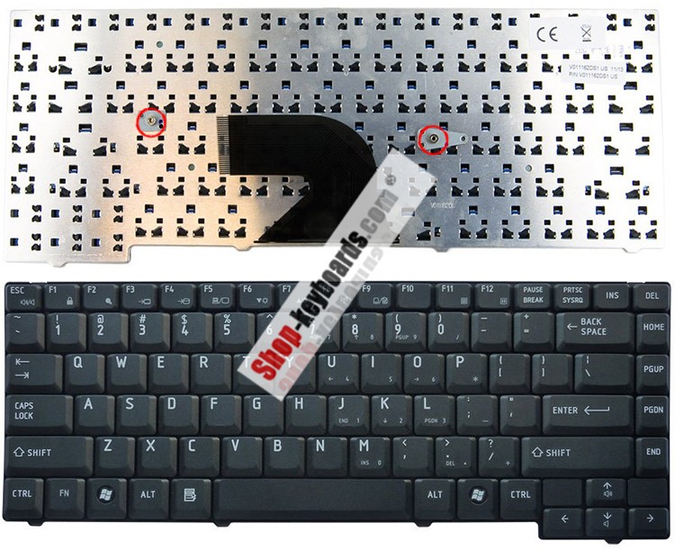 Toshiba MP-07B36LA-5281 Keyboard replacement