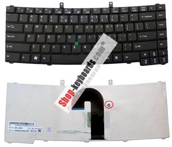 Acer TravelMate 6493 Series Keyboard replacement