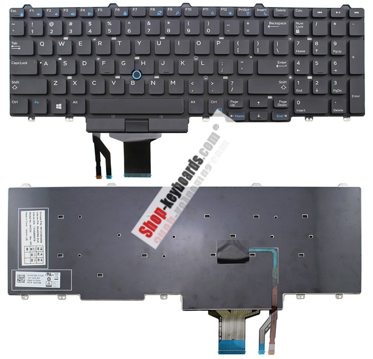 Dell Latitude E5591 Keyboard replacement