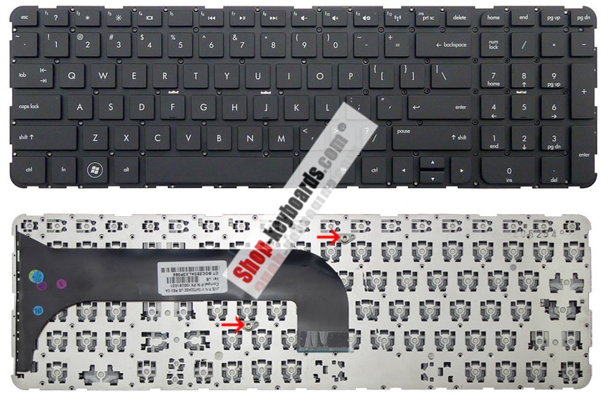 HP PAVILION M6-1030SM  Keyboard replacement