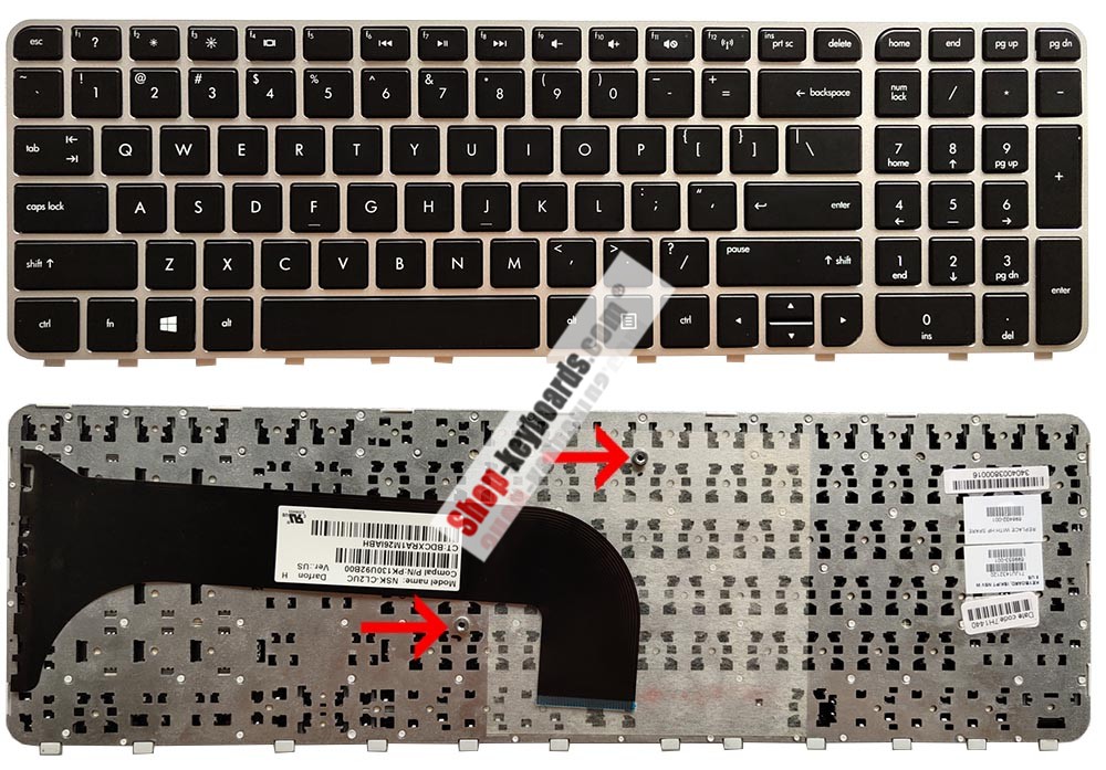 HP 690276-001 Keyboard replacement