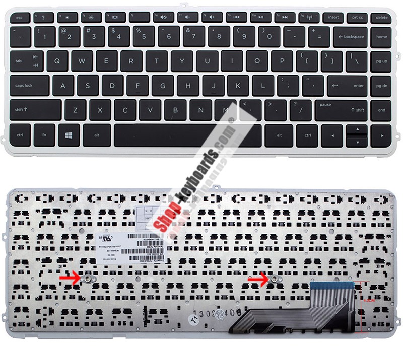 HP ENVY TOUCHSMART 14-K052TU  Keyboard replacement