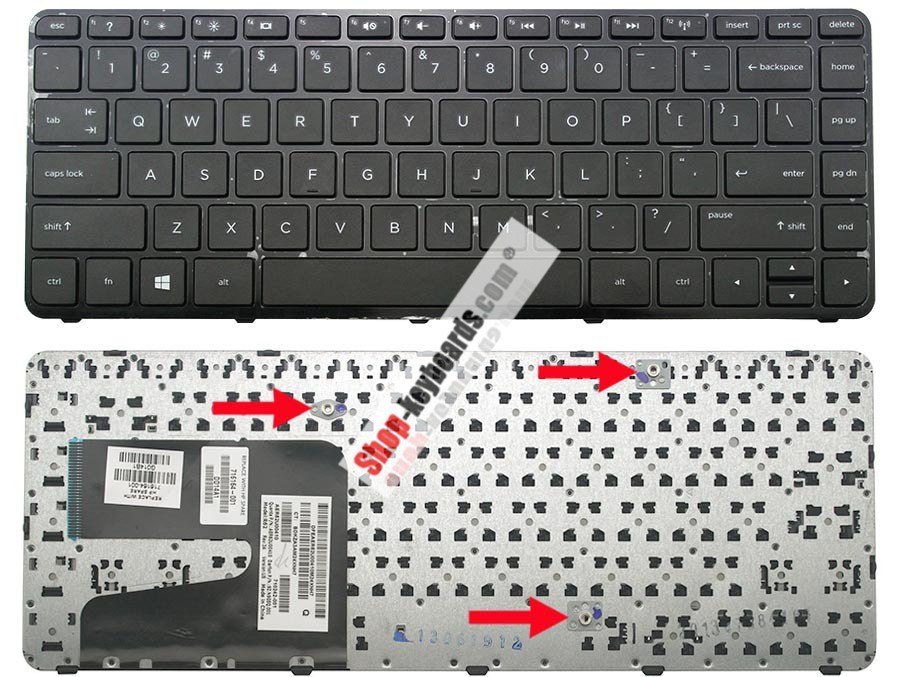 HP 724253-291  Keyboard replacement