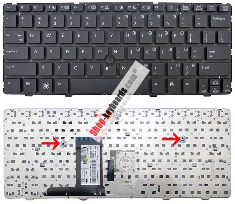 HP 691658-BA1  Keyboard replacement