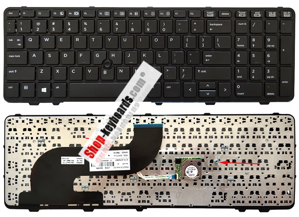 HP SG-61310-2YA Keyboard replacement