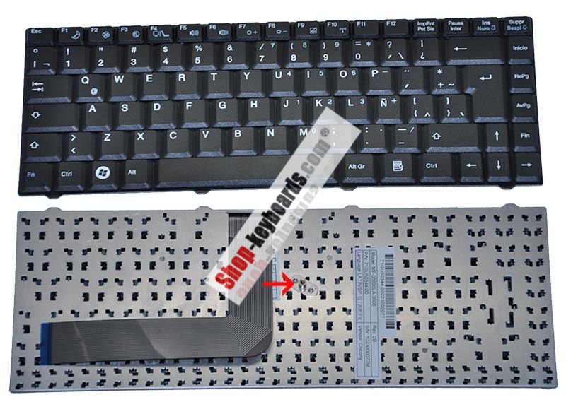 Advent MP-05696F0-3606 Keyboard replacement