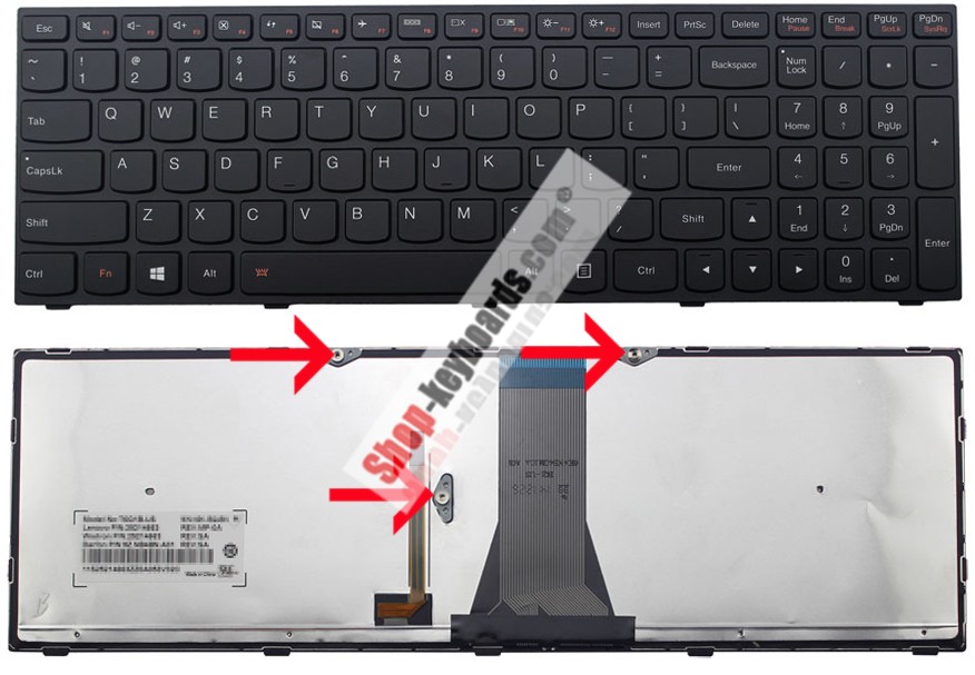 Lenovo 5N20J15384  Keyboard replacement