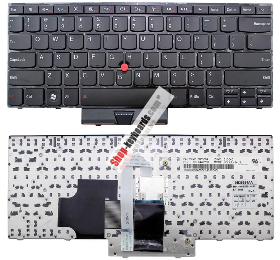 Lenovo MP-10M26HU-698 Keyboard replacement