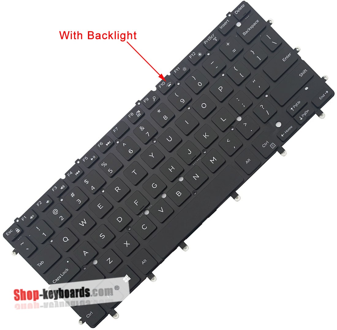 Dell XPS 9350 Keyboard replacement