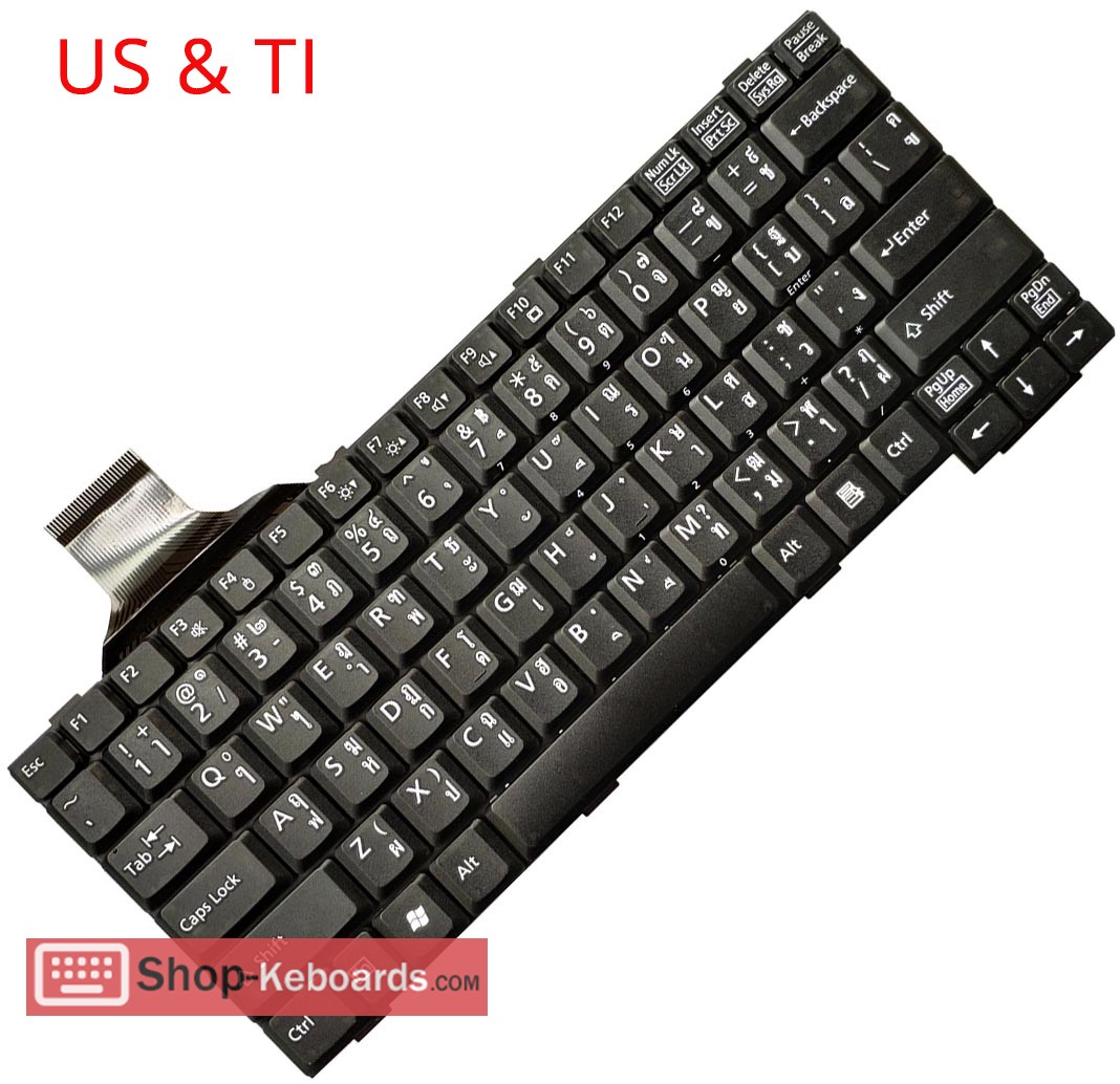 Fujitsu CP191337-01 Keyboard replacement