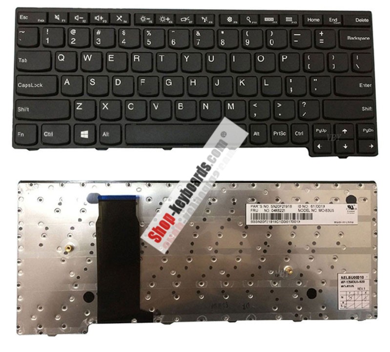 Lenovo 04X6304 Keyboard replacement