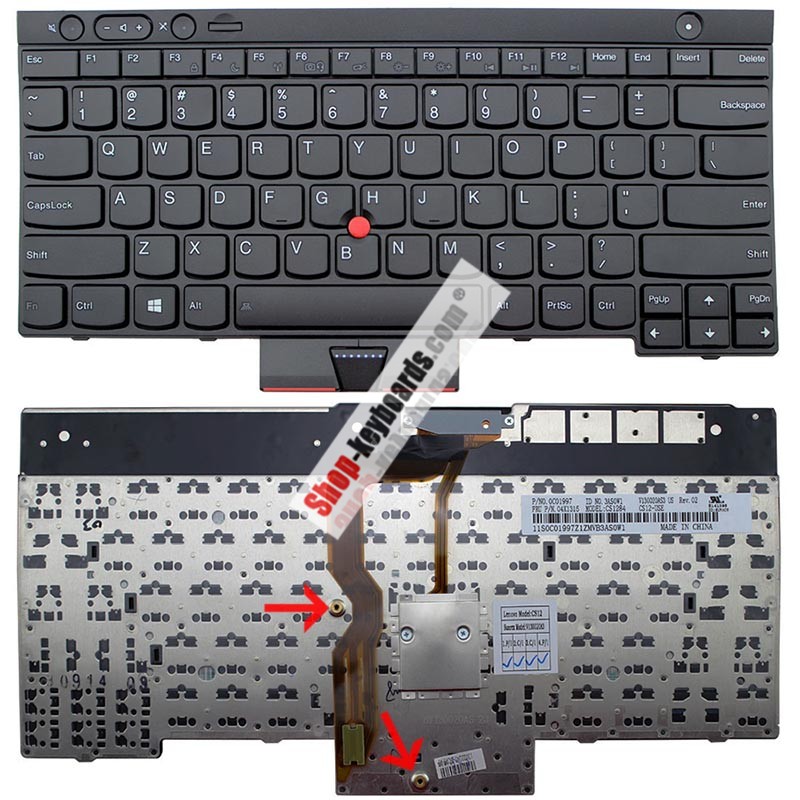 Lenovo 04X1227 Keyboard replacement