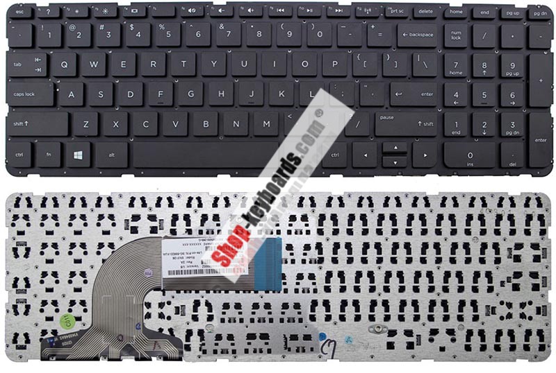 HP PAVILION 15-E100 through 15-E199  Keyboard replacement