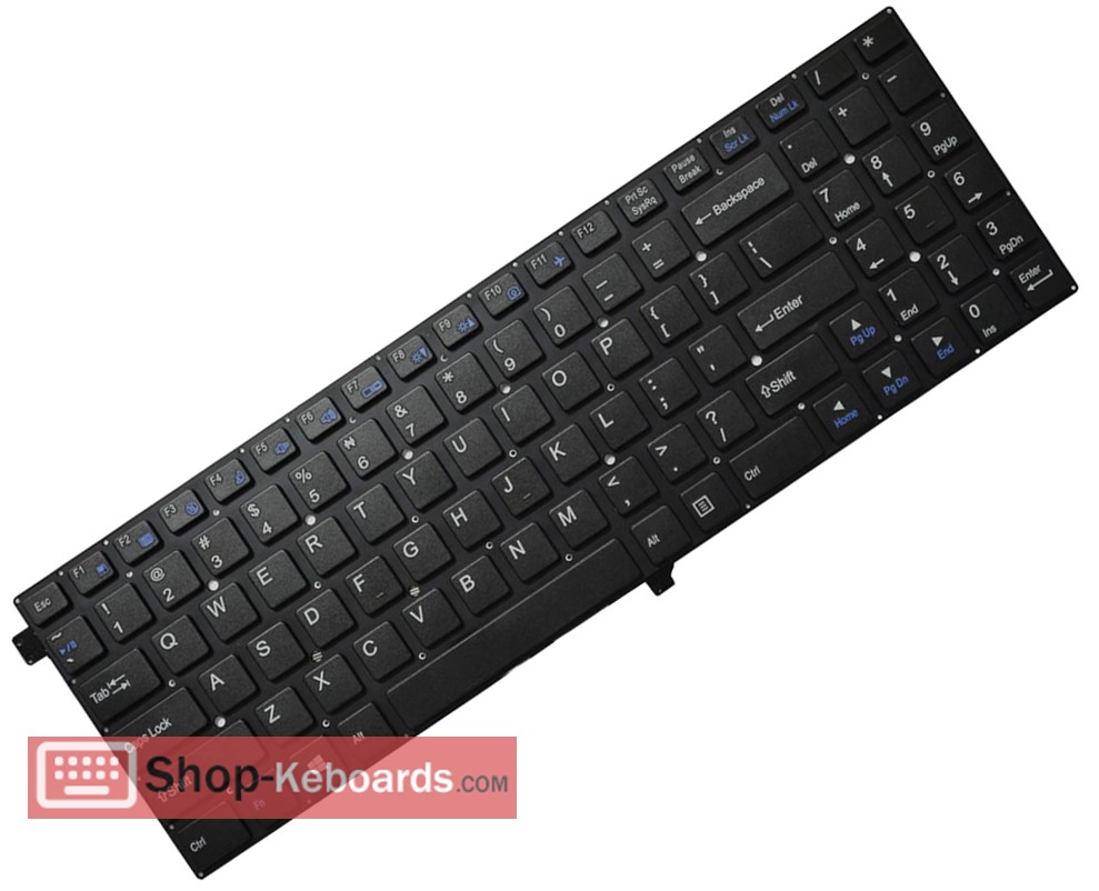 Clevo MP-12C93US-4303W Keyboard replacement