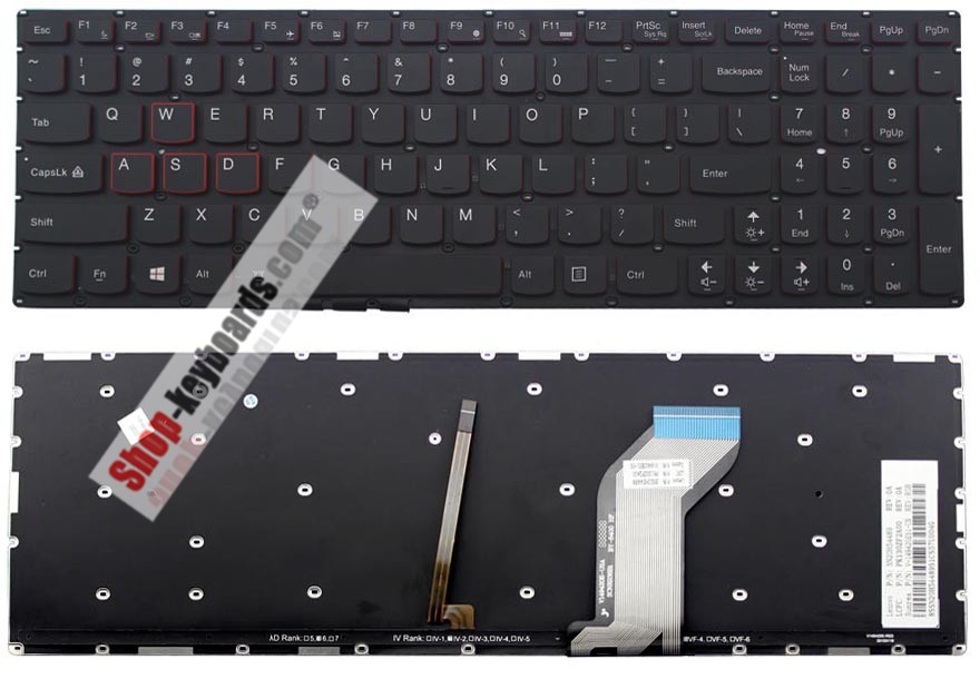 Lenovo PK130ZF2A01 Keyboard replacement