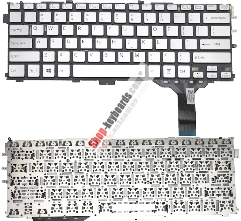 Sony 9Z.N9QBF.10J Keyboard replacement