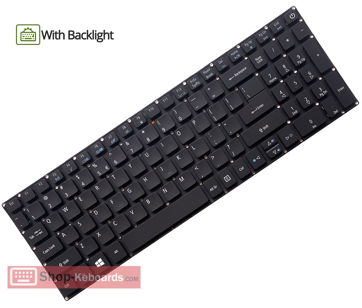 Acer ASPIRE 7 A717-71G-53CT  Keyboard replacement