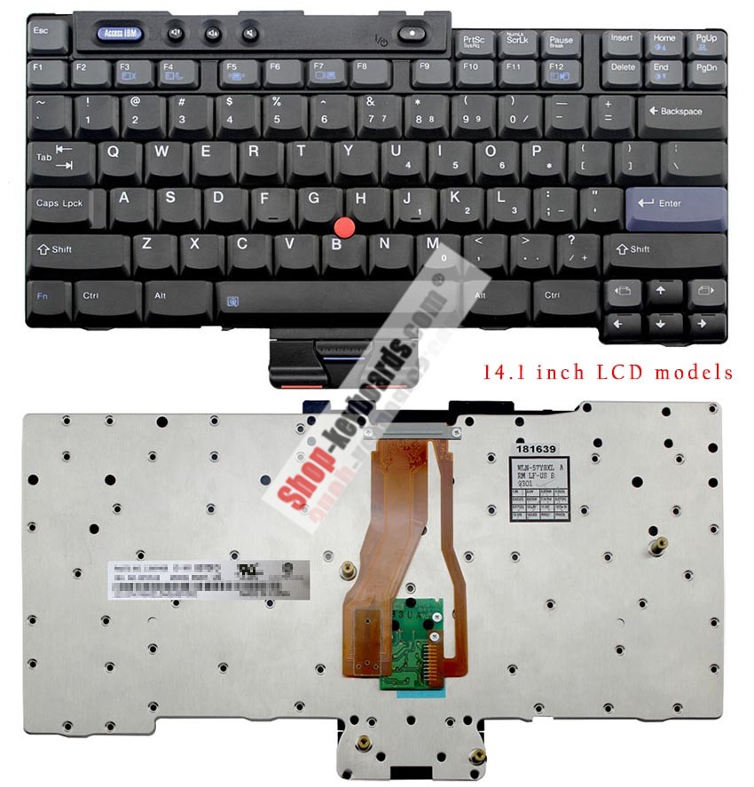 Lenovo ThinkPad T42p Keyboard replacement