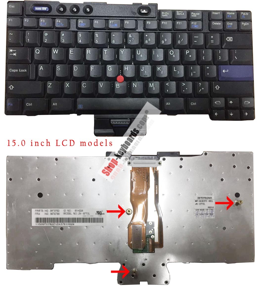 Lenovo ThinkPad T42p Keyboard replacement