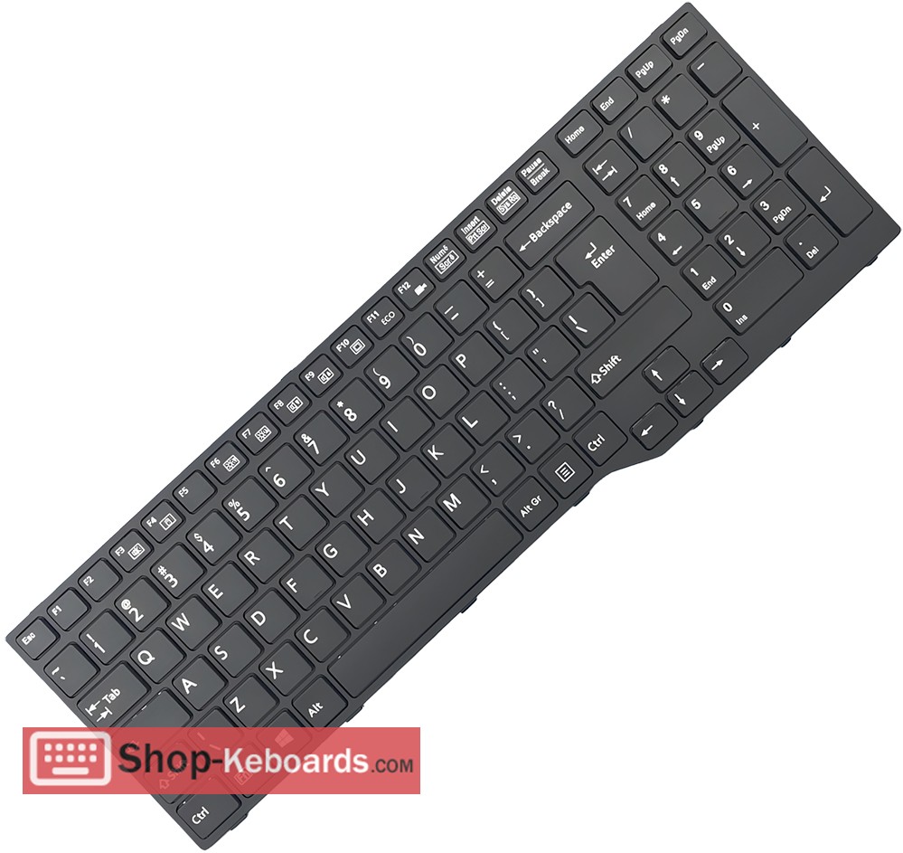 Fujitsu CP653014-01 Keyboard replacement