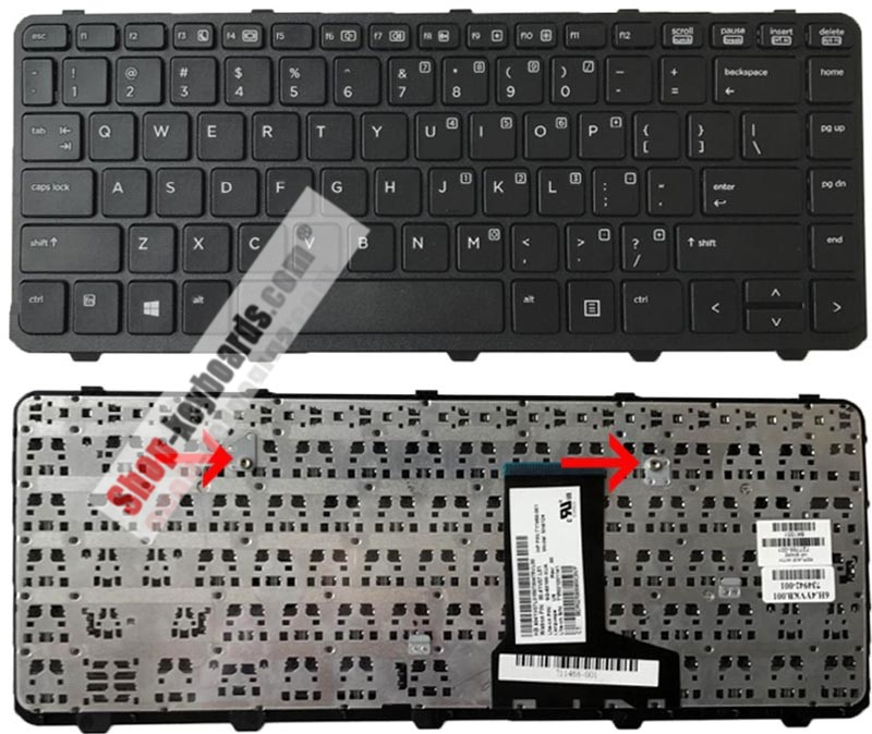 HP 727765-FL1 Keyboard replacement