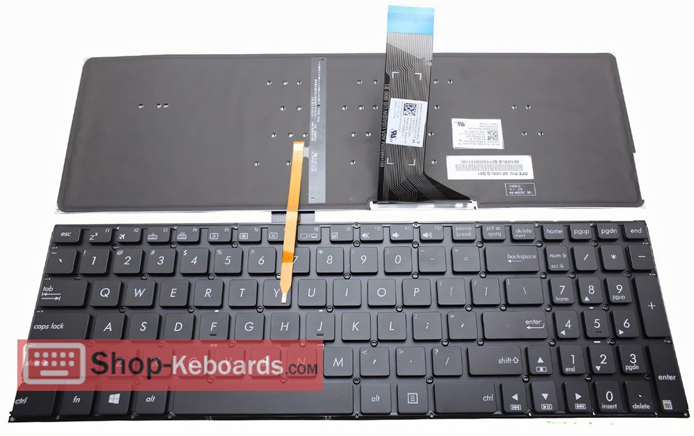 Asus K501UX-DM113T  Keyboard replacement