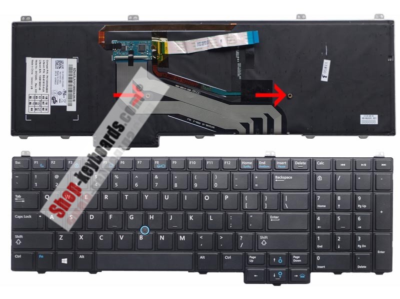 Dell 0KJ1XG Keyboard replacement