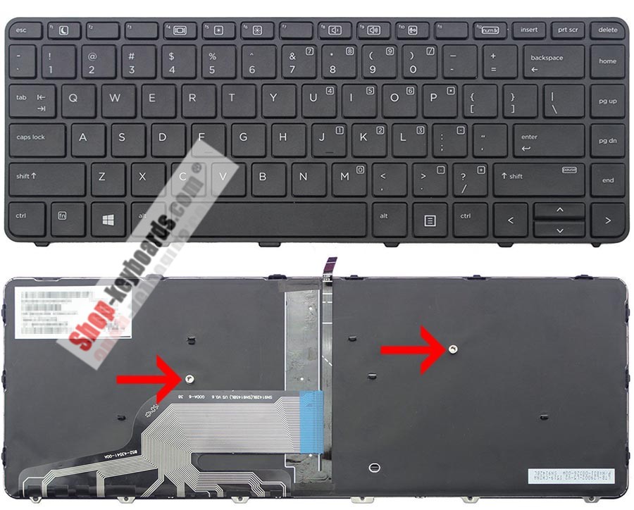 HP 840791-a41 Keyboard replacement