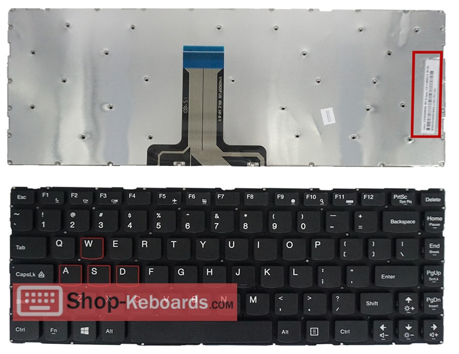 Lenovo Y40-80 Keyboard replacement