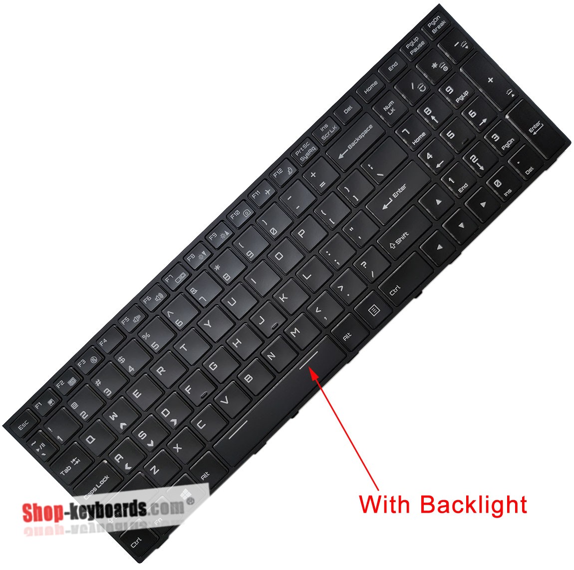 Medion MP-13H8300J430F Keyboard replacement