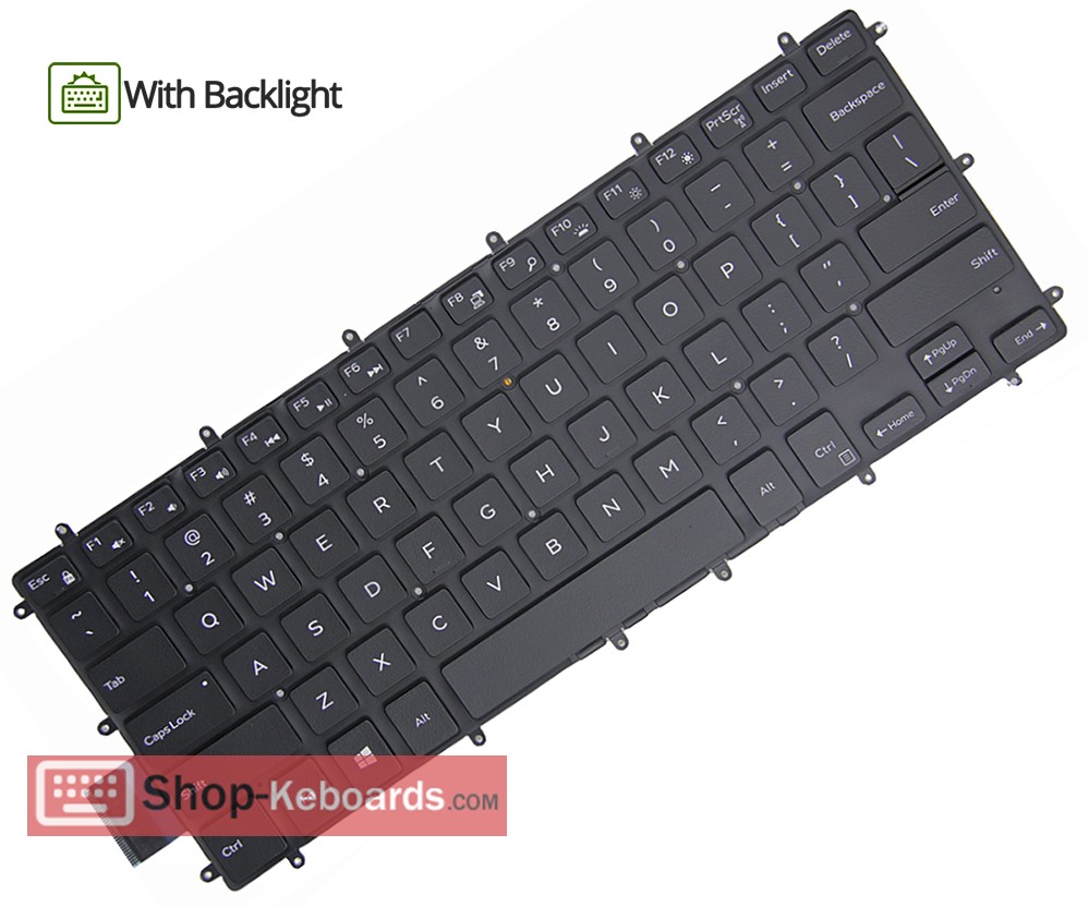 Dell 490.07R07.0L1A Keyboard replacement