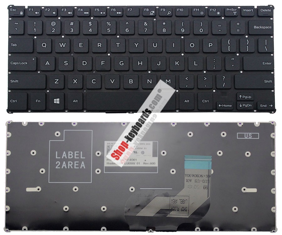 Dell DLM14J66LA-4421 Keyboard replacement