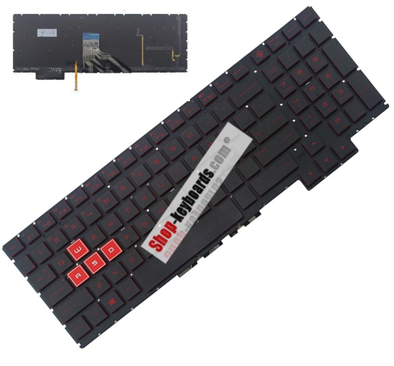 HP Omen 15-ce040 Series Keyboard replacement
